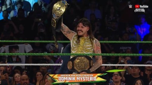 Dominik Mysterio se corona Megacampeón de AAA en un polémico final